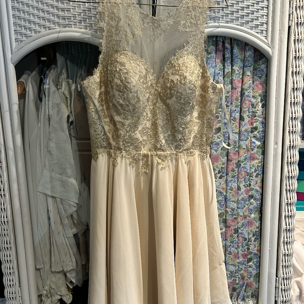 Gold FAVIANA dress
